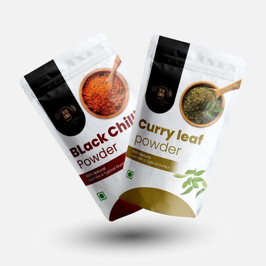 Black & Curry Leaf Powder Combo
